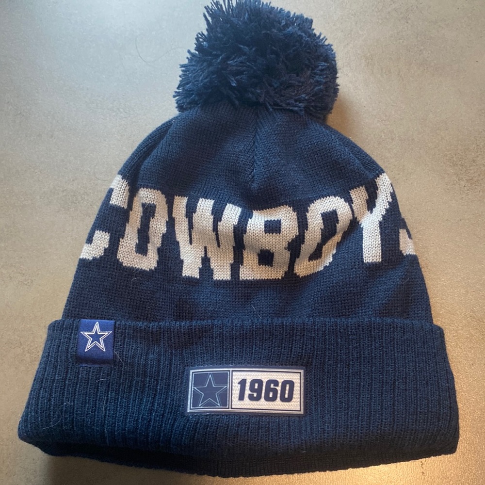 Blue New Era Dallas Cowboys Beanie